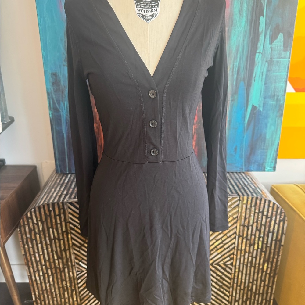 Wild Fable Black Long Sleeve Dress